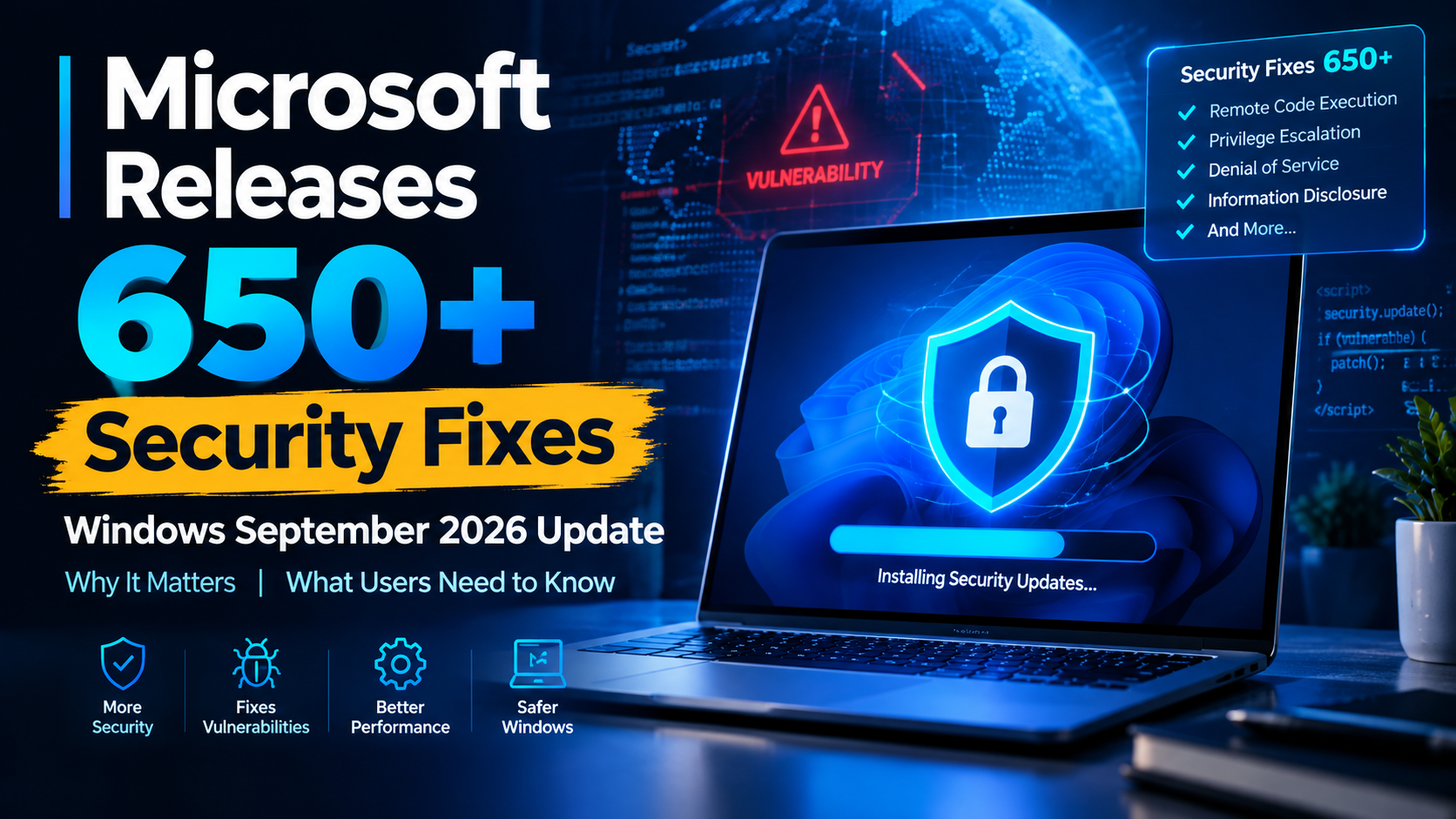 Microsoft Releases 650+ Security Fixes for Windows: What Users Need to Know