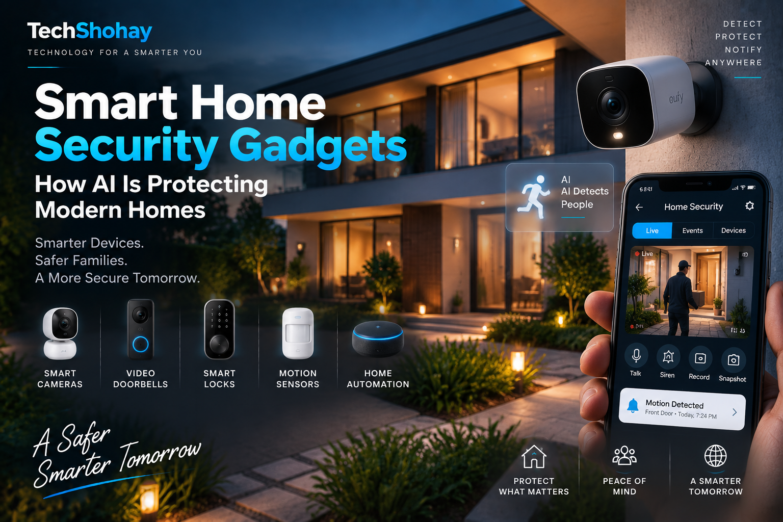Smart Home Security Gadgets: How AI Is Protecting Modern Homes